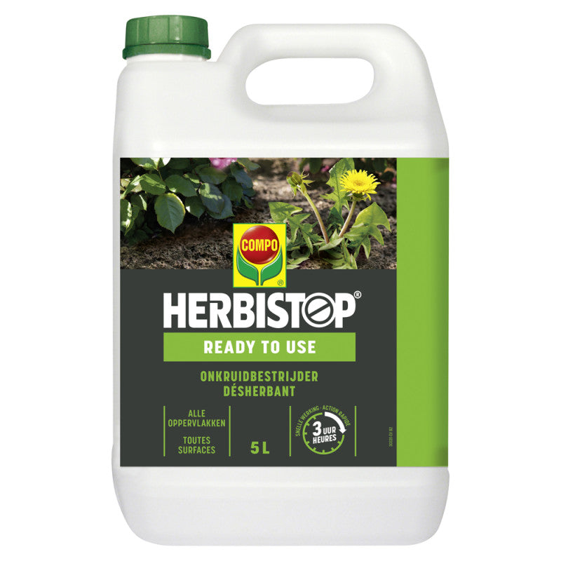 Désherbant Herbistop pour Toutes Surfaces 5 L – COMPO